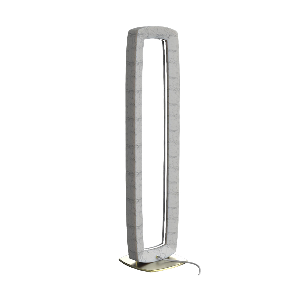 OR5 RECTANGULAR CARRARA MARBLE FLOOR LAMP