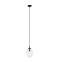 Lampada a sospensione Astral 1 Nero – trasparente – foto 2