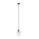 Lampada a sospensione Astral 1 Nero – trasparente – foto 3