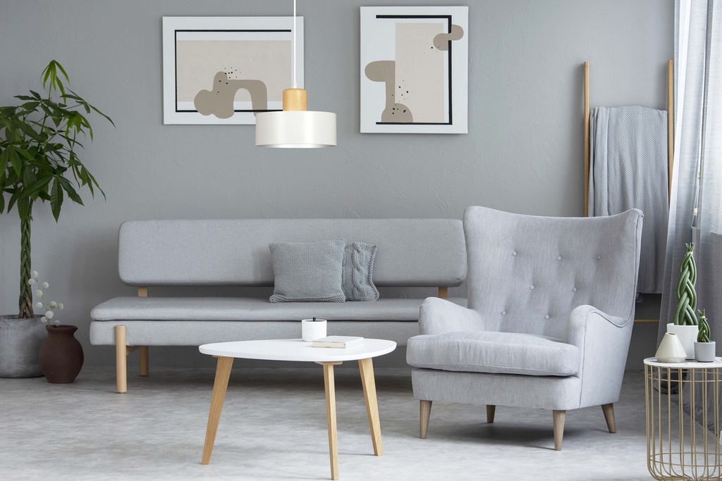 Lampada a sospensione Torin 1 – Bianco – foto 3
