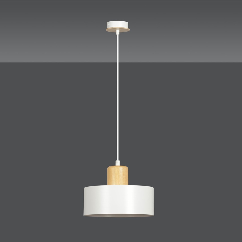 Lampada a sospensione Torin 1 – Bianco – foto 7