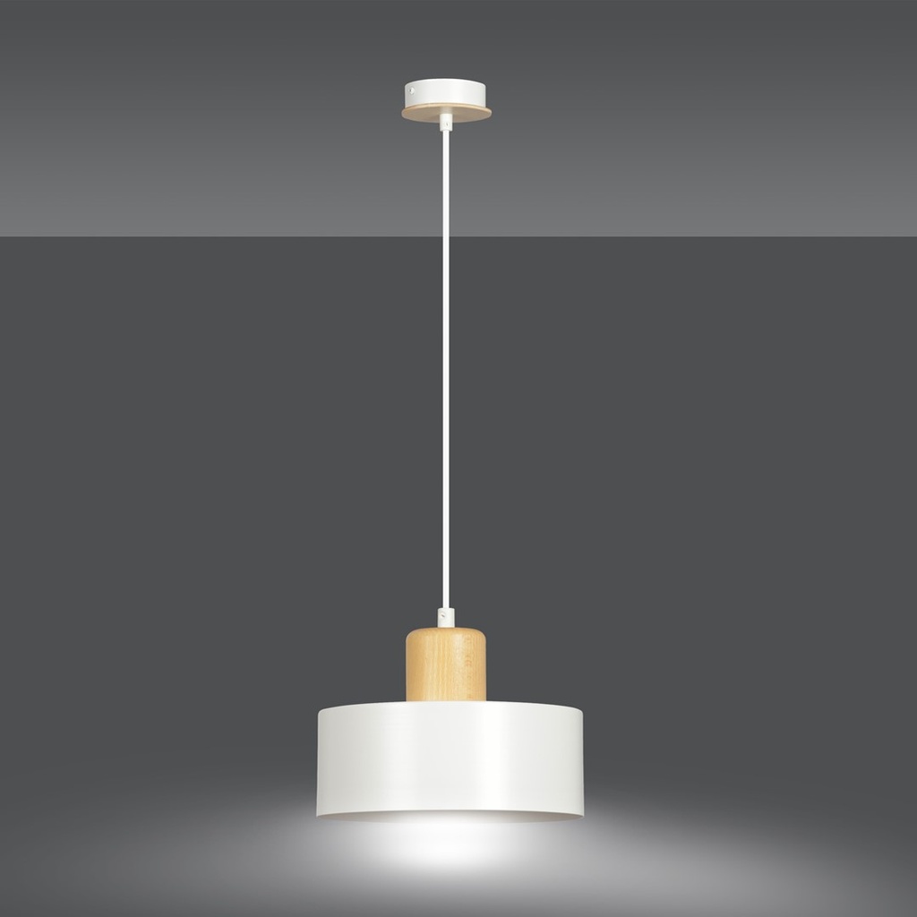 Lampada a sospensione Torin 1 – Bianco – foto 8
