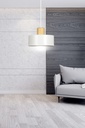 Lampada a sospensione Torin 1 – Bianco – foto 9