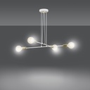 Lampada a sospensione Vesio 4 – Bianco – foto 3