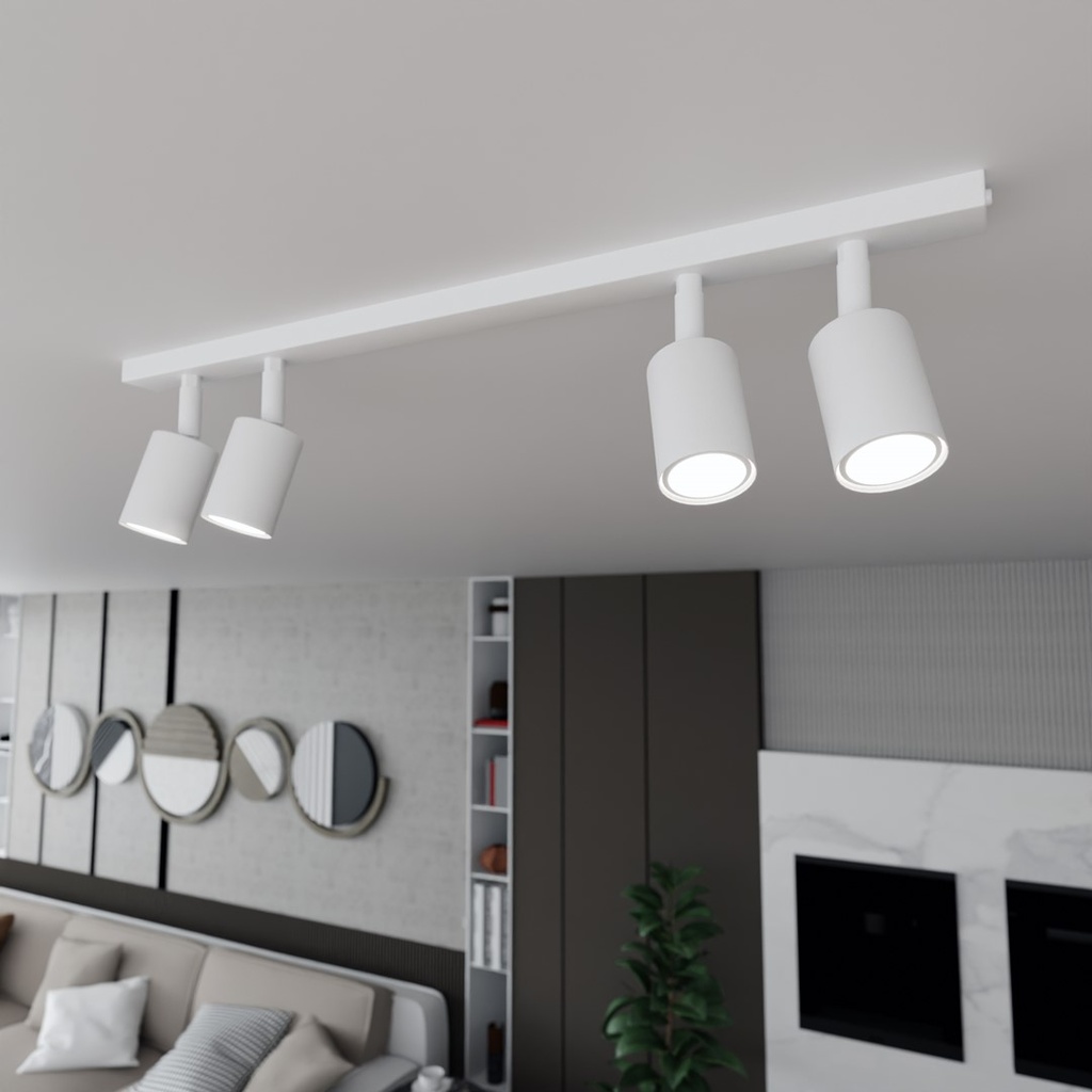 Lampada da soffitto Flash 4 – Bianco – foto 4