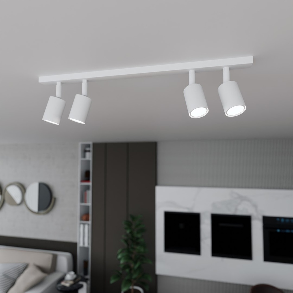 Lampada da soffitto Flash 4 – Bianco – foto 5