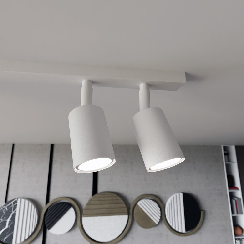 Lampada da soffitto Flash 4 – Bianco – foto 6