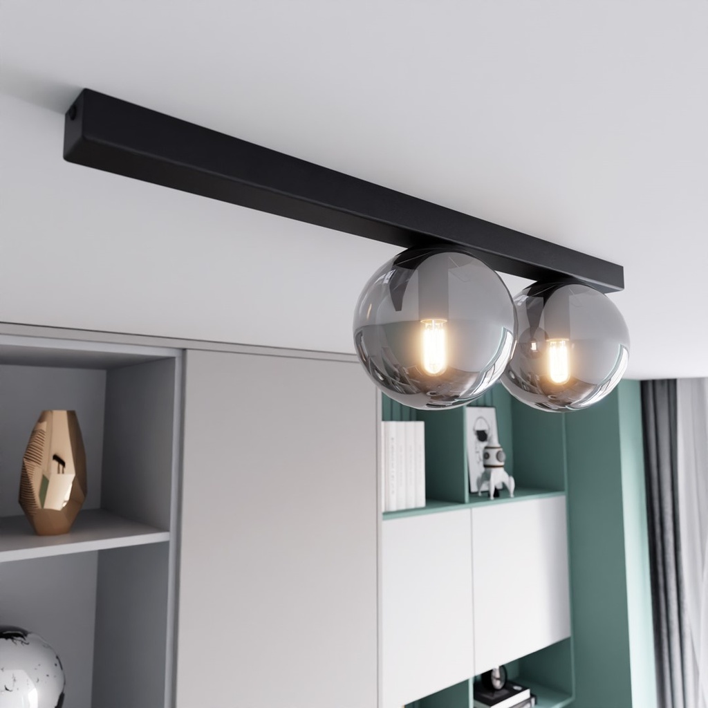 Lampada da soffitto Fit 2 – grafite – foto 4