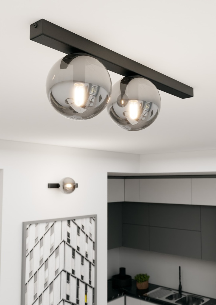 Lampada da soffitto Fit 2 – grafite – foto 7