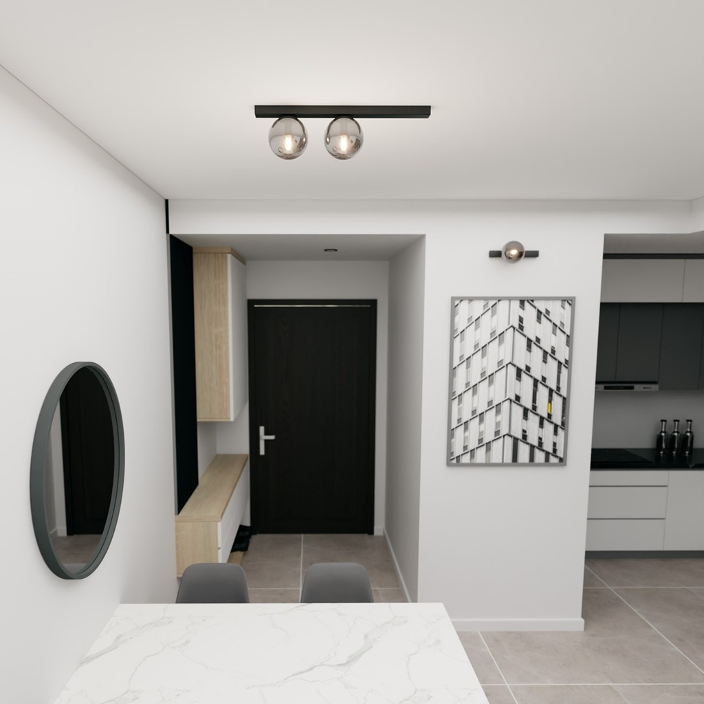 Lampada da soffitto Fit 2 – grafite – foto 8
