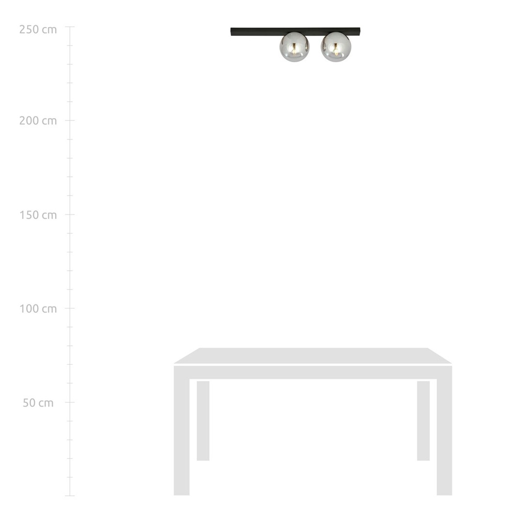 Lampada da soffitto Fit 2 – grafite – foto 9