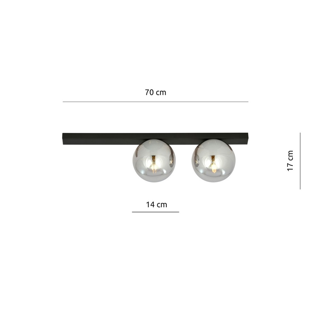 Lampada da soffitto Fit 2 – grafite – foto 10