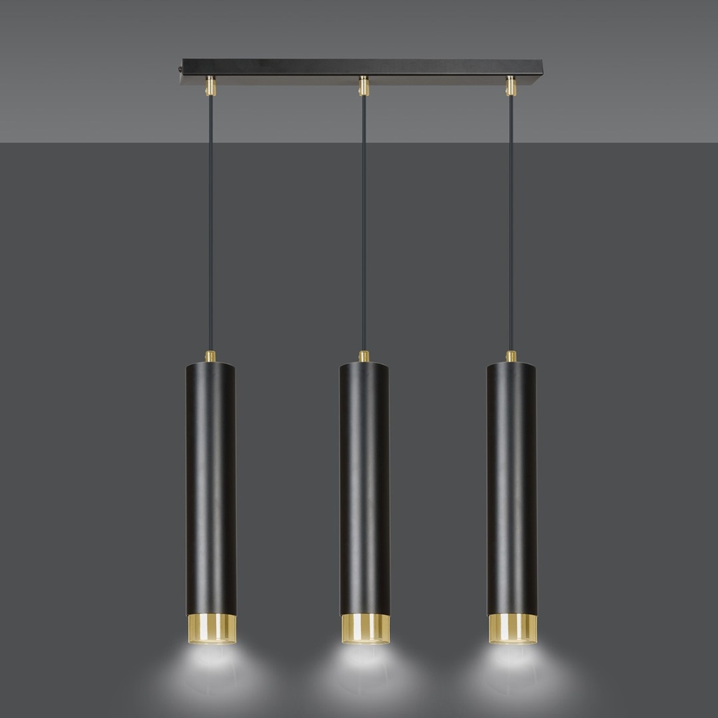 Kibo 3 pendant lamp – Gold – photo 4