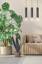 Kibo 3 pendant lamp – Gold – photo 5
