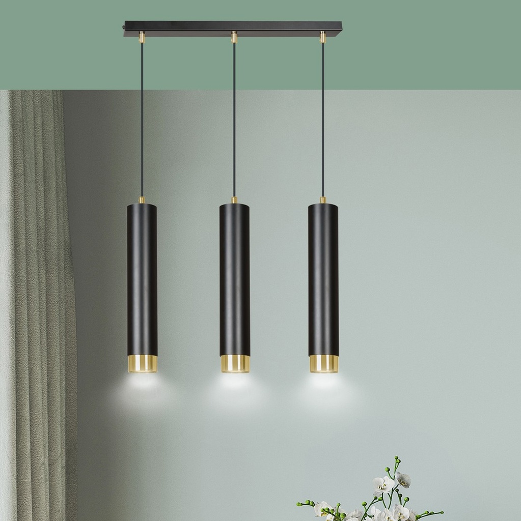 Kibo 3 pendant lamp – Gold – photo 8