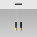LOOPEZ 2 pendant lamp – Gold – photo 3