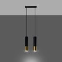 LOOPEZ 2 pendant lamp – Gold – photo 4