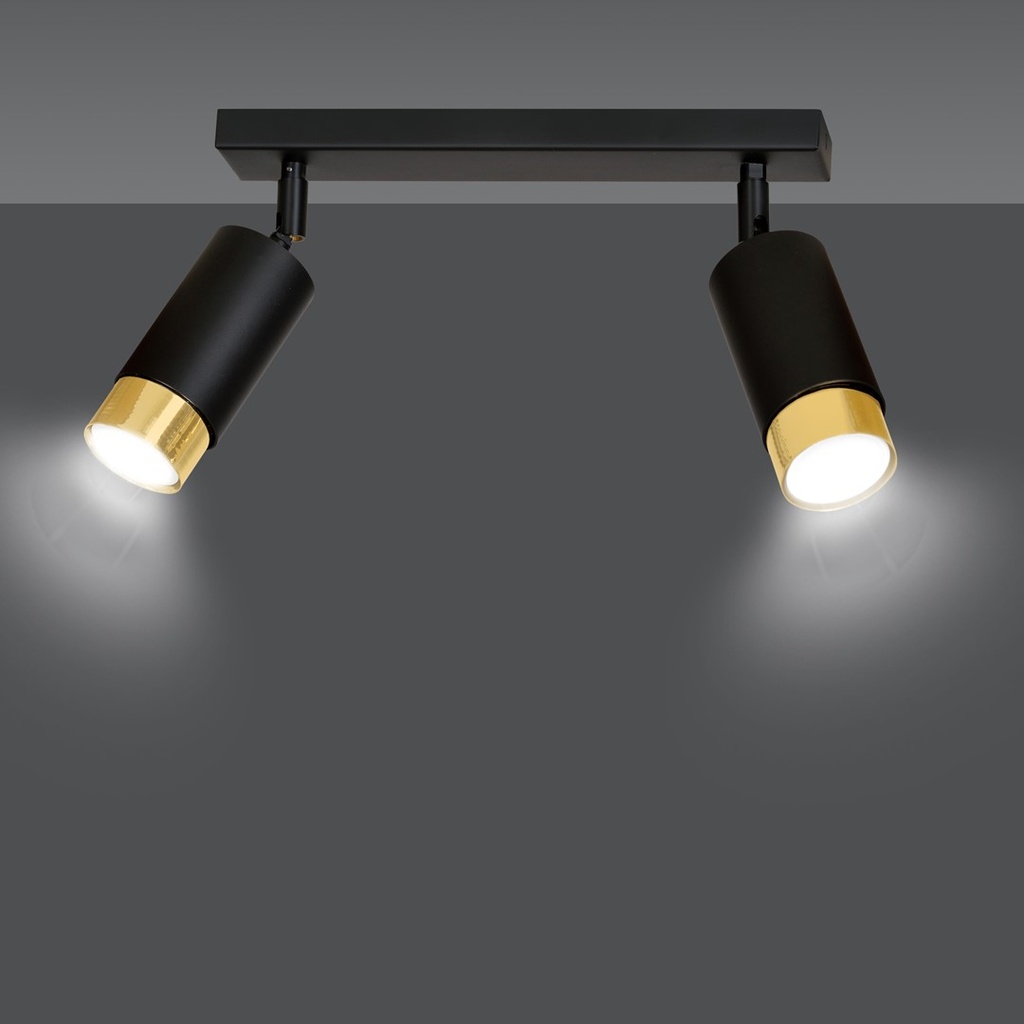 Hiro 2 ceiling lamp – Gold – photo 4