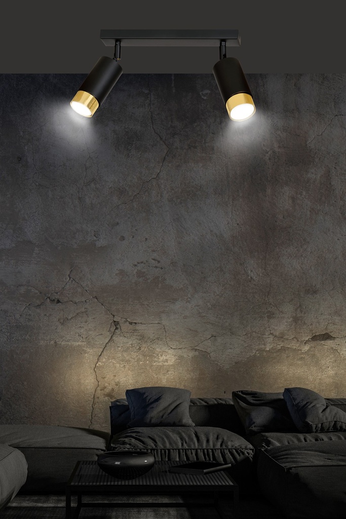 Hiro 2 ceiling lamp – Gold – photo 5