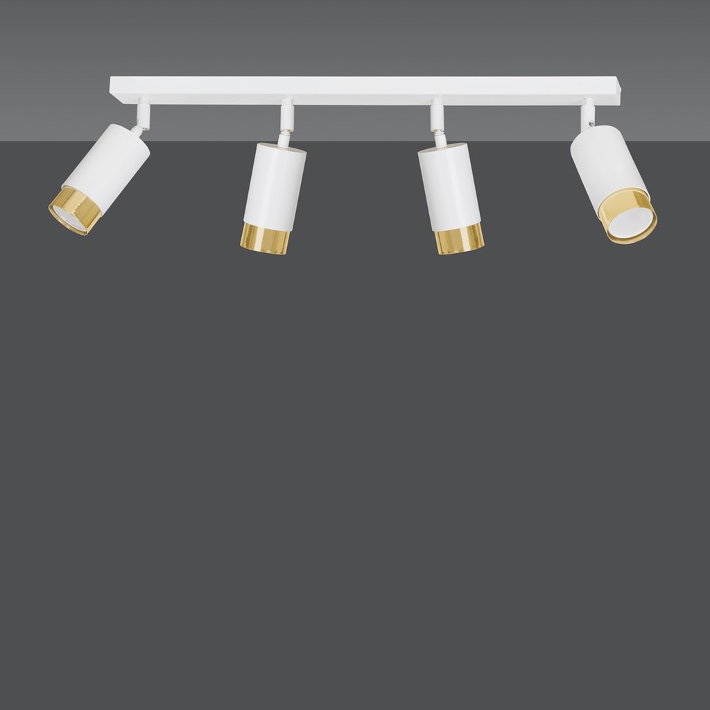 Hiro 4 ceiling lamp – Gold – photo 3