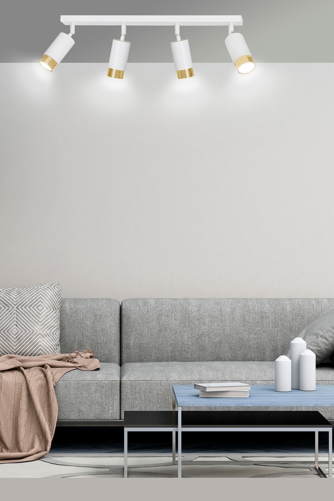 Hiro 4 ceiling lamp – Gold – photo 7