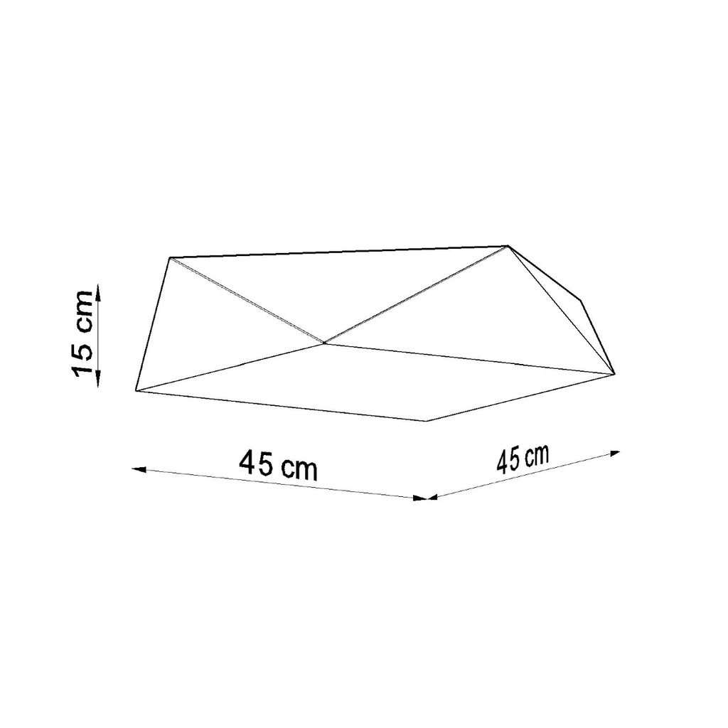 Plafonnier HEXA 45 – Blanc – photo 5