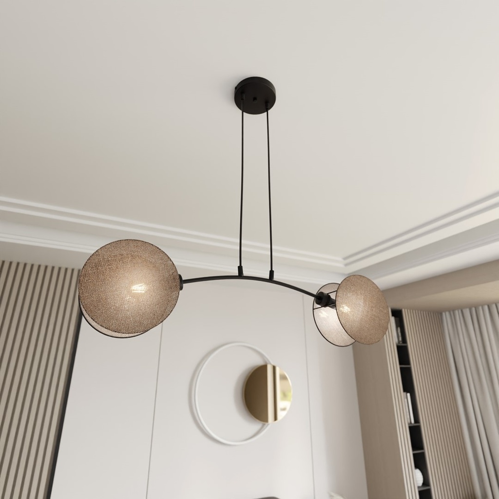 Motif 2 pendant lamp – Natural – photo 5