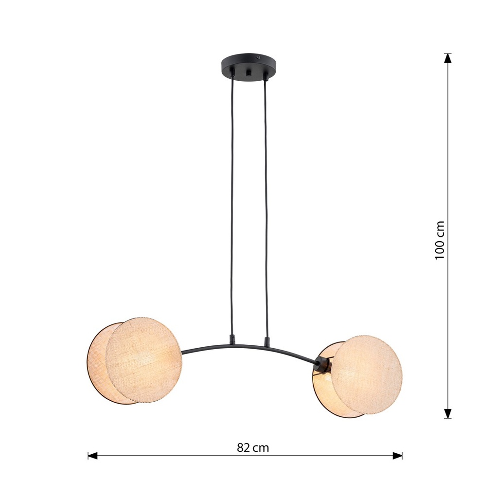 Motif 2 pendant lamp – Natural – photo 9