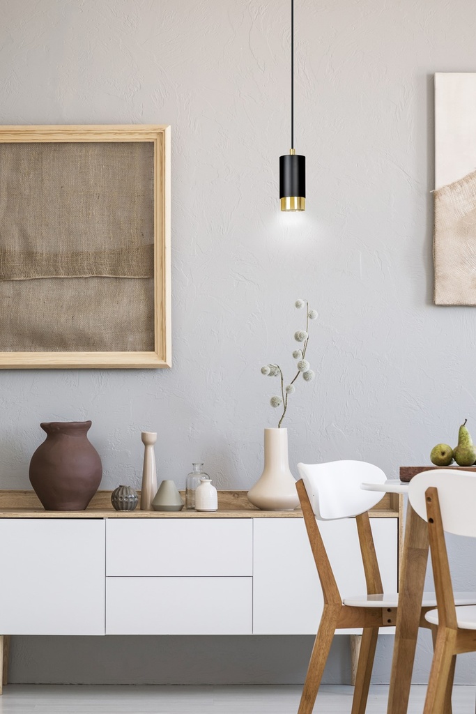 Fumiko 1 pendant lamp – Gold – photo 5