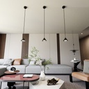 Lampada a sospensione Elit 1 – Nero – foto 4
