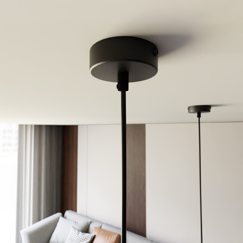 Lampada a sospensione Elit 1 – Nero – foto 8