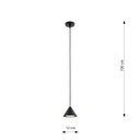 Lampada a sospensione Elit 1 – Nero – foto 11