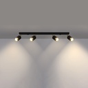 Lampada da soffitto NERO 4 – nero/oro – foto 4