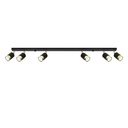 Lampada da soffitto NERO 6 – nero/oro – foto 2