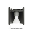 ORBIS 2 wall lamp – Black – photo 5