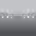 Lampada da soffitto RING 6L – Bianco – foto 4