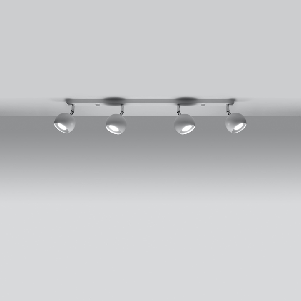 Lampada a soffitto OCULARE 4L – Bianco – foto 4