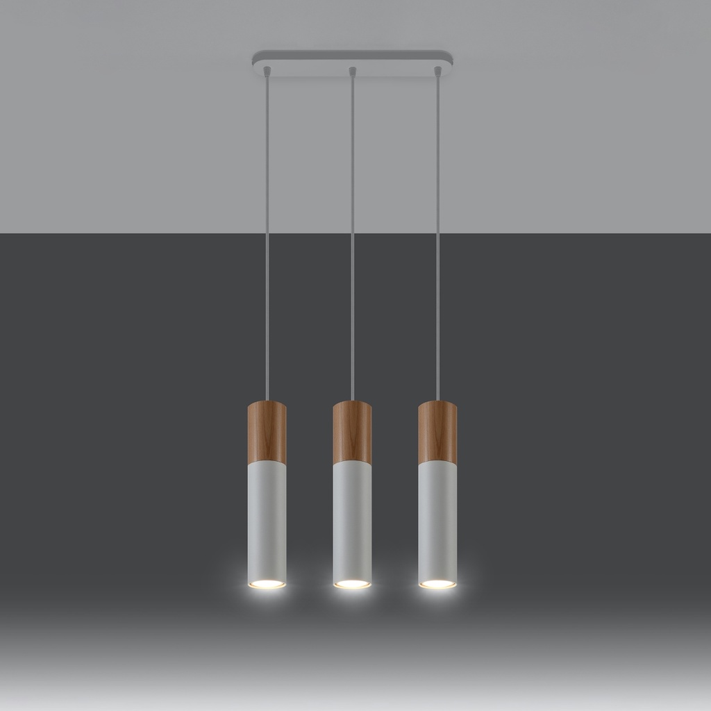 PABLO 3 pendant lamp – White – photo 4