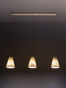 OR28
THREE PLEATED CARRARA MARBLE CEILING LAMP