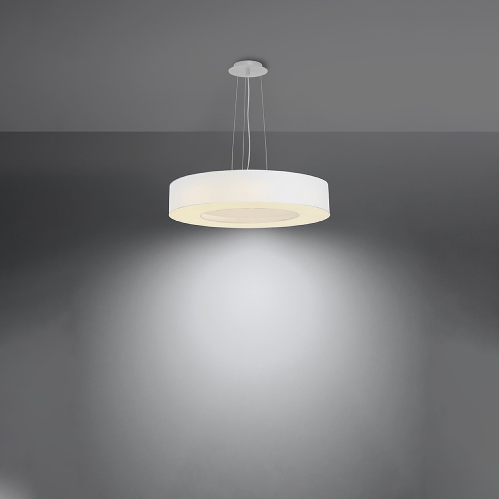 Lustre SATURNO SLIM 50 – Blanc – photo 4