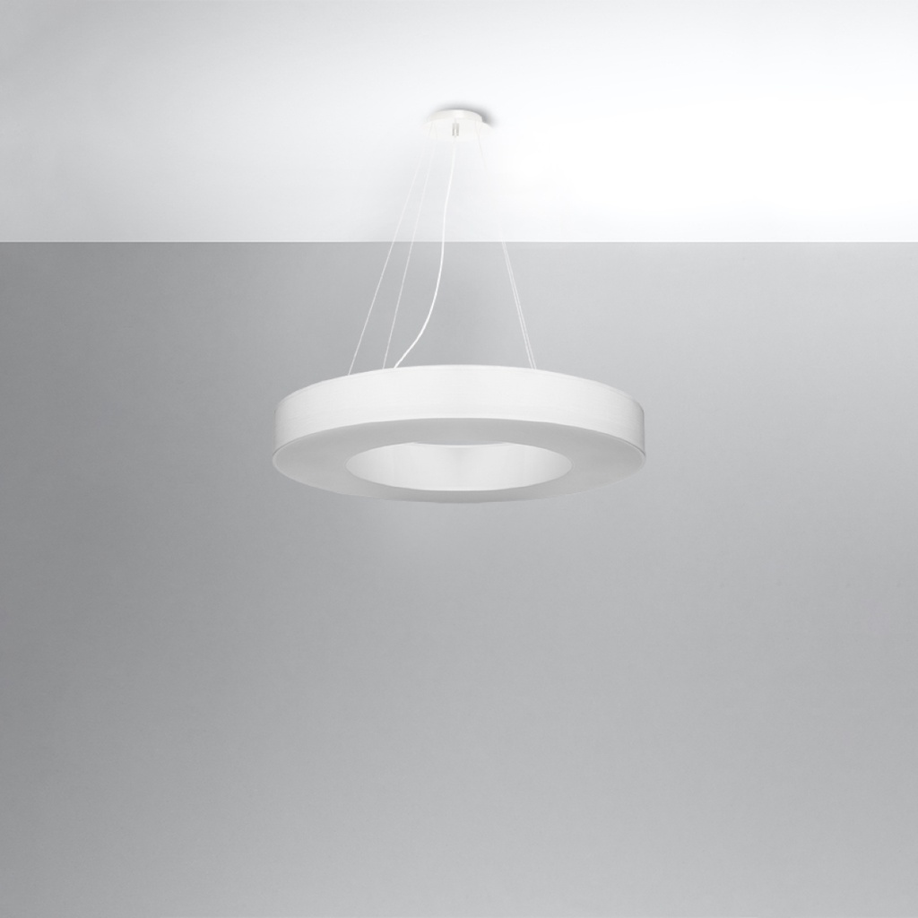 Lustre SATURNO SLIM 70 – Blanc – photo 3