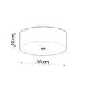 Lampada a soffitto SKALA 30 – Bianco – foto 5