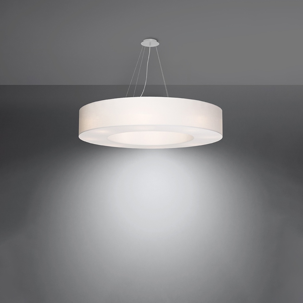 Lampadario SATURNO 90 – Bianco – foto 4
