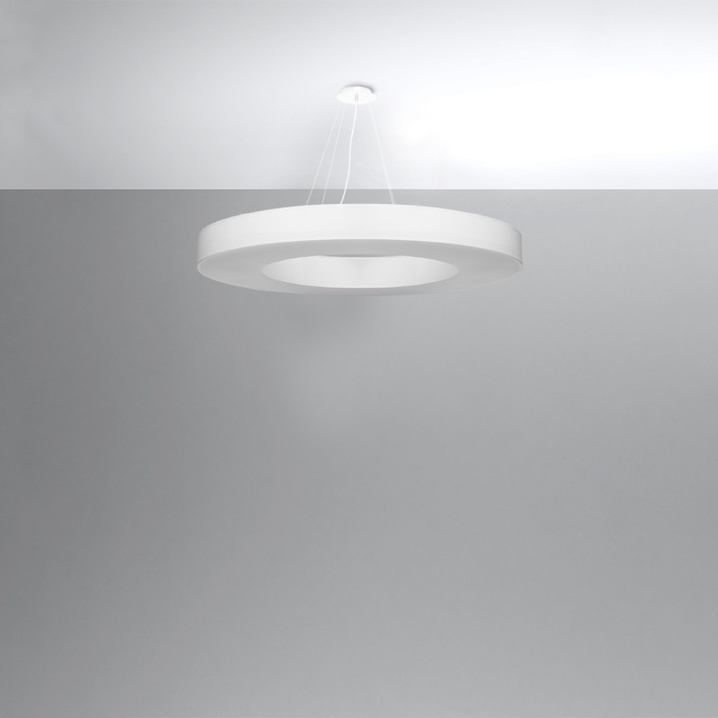 Lustre SATURNO SLIM 90 – Blanc – photo 3