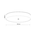 SKALA 100 Lampada da soffitto – Bianco – foto 5