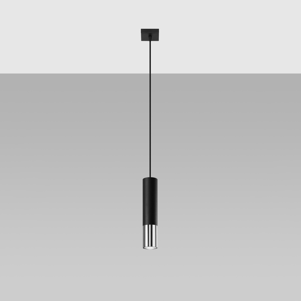 LOOPEZ 1 pendant lamp – Chrome – photo 3