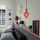Red Heart Decorative LED Bulb