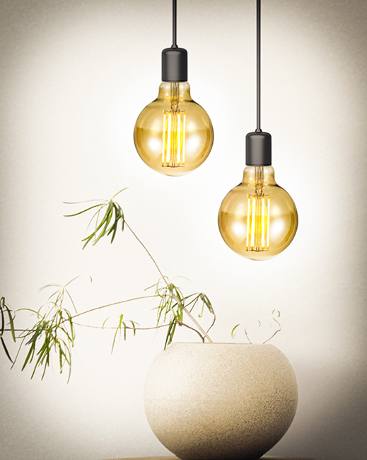 LED E27 Filament Globe, LX023881605