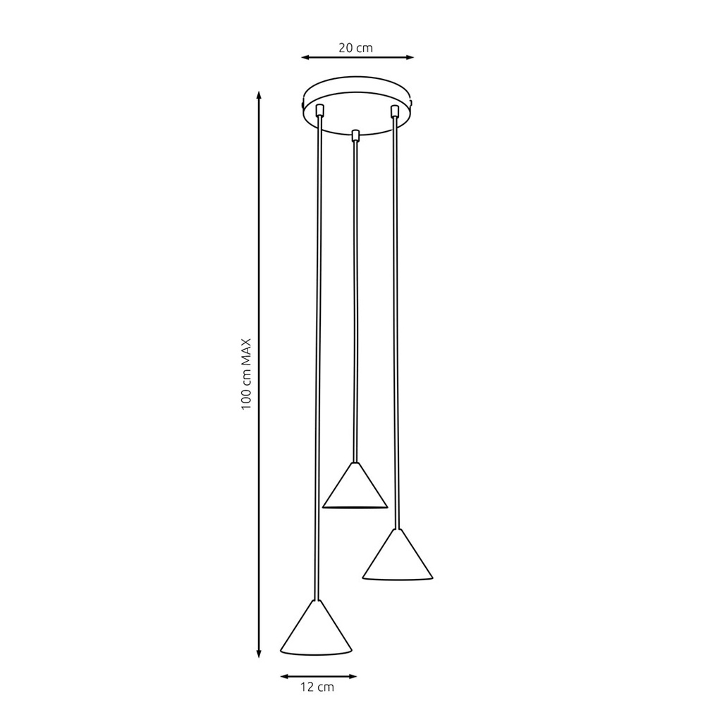 Lampada a sospensione Elit 3 Premium – Nero – foto 6