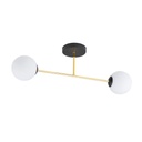 Lampada da soffitto Magnum 2 – nero/opale – foto 2